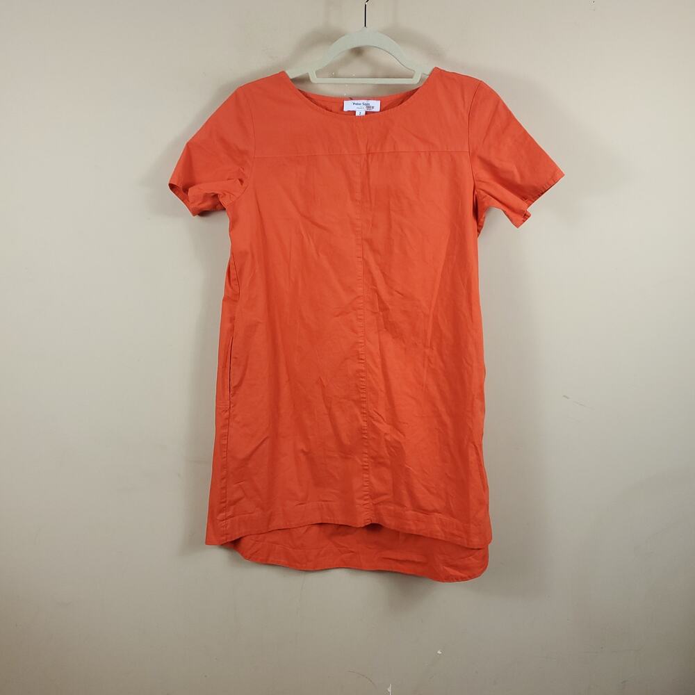 Peter Som Collective Orange T-Shirt Dress Size 2